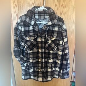 Plaid Sherpa Shacket